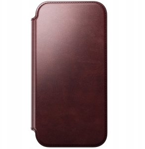 NOMAD Modern Leather Folio - skórzane etui do iPhone 17 Pro Max kompatybilne z MagSafe; skóra Horween (burgundy) 4