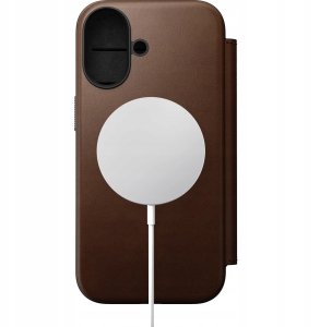 NOMAD Modern Leather Folio - skórzane etui do iPhone 17 kompatybilne z MagSafe (brown) 4