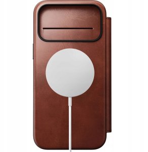 NOMAD Modern Leather Folio - skórzane etui do iPhone 17 Pro Max kompatybilne z MagSafe; skóra Horween (olde dublin) 4