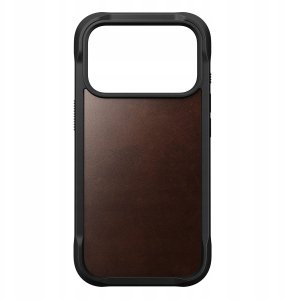 NOMAD Rugged Leather Case - skórzane etui do iPhone 17 Pro kompatybilne z MagSafe; skóra Horween (rustic brown) 3