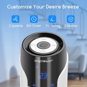 Wentylator 50W kolumnowy Zico 36-calowy obrót o 90deg; zdalne sterowany 2