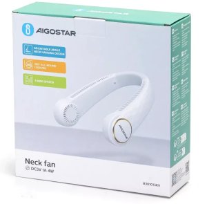 Wentylator na szyję mini wiatrak chłodzący 3 prędkości nawiewu 5V/USB 5