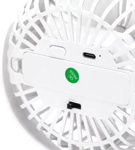 Wentylator z klipsem zasilany z USB z lampką nocną 4
