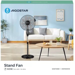 10-łopatkowy mechaniczny wentylator stojący 6