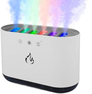 Wentylator Aigostar  Nawilżacz powietrza kompinek dyfuzor lampka LED RGB aromaterapia 6 dysz 3