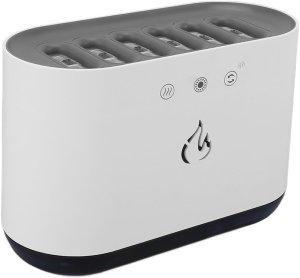 Wentylator Aigostar  Nawilżacz powietrza kompinek dyfuzor lampka LED RGB aromaterapia 6 dysz 4