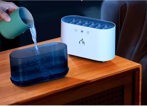 Wentylator Aigostar  Nawilżacz powietrza kompinek dyfuzor lampka LED RGB aromaterapia 6 dysz 10