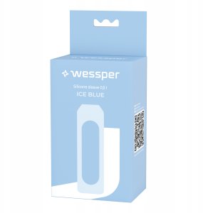 Silikonowa nakładka dla WE260 500ml Wessper B1 Borosilicate Ice Blue (SS-LB-WES260-500-NEW) 5