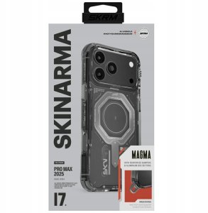 Skinarma Magma Case for iPhone 17 Pro Max Magnetic Charging Graphite 5