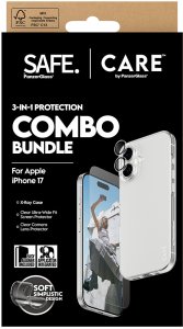 CARE by PanzerGlass Fashionable Combo 3in1 Case + Glass + Lens for iPhone 17 3