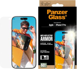 PanzerGlass Armor Anti-Reflective EasyAligner Tempered Glass for iPhone 17 Pro 2