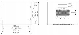 RWA1264-G PULSAR Szafa RACK 12U, wisząca do złożenia 7