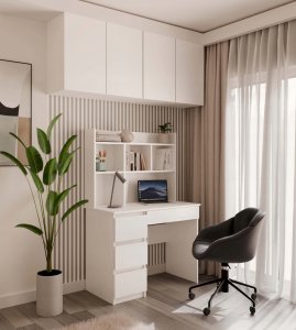 Biurko Białe 98 cm x 51 cm 4