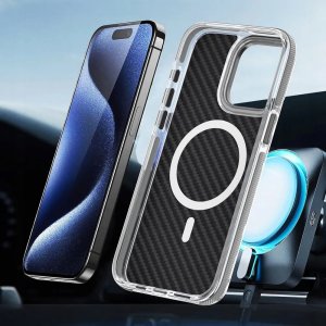 Futerał FIBER kompatybilny z MagSafe do SAMSUNG A56 5G szary 7