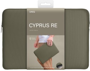 Laptop Sleeve UNIQ Cyprus Ridge Edition 14" waterproof neoprene green 6