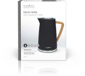 Czajnik elektryczny Nedis KAWK510EBK 1.7L Czarny 8