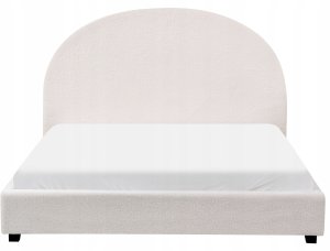 Łóżko Boucle VAUCLUSE 140 x 200 cm Złamana biel 4