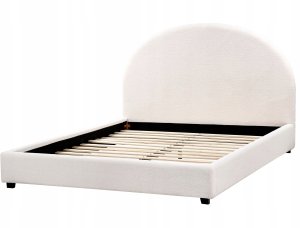 Łóżko Boucle VAUCLUSE 140 x 200 cm Złamana biel 5