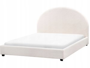 Łóżko Boucle VAUCLUSE 140 x 200 cm Złamana biel 7