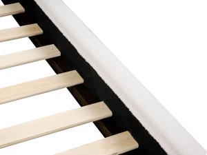 Łóżko Boucle VAUCLUSE 140 x 200 cm Złamana biel 9