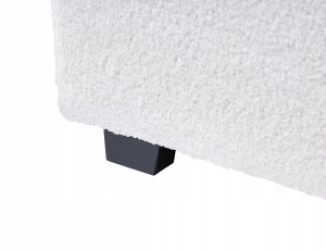 Łóżko Boucle VAUCLUSE 140 x 200 cm Złamana biel 10