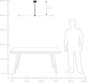 Lampa wisząca LED MAGARA Metal Czarny 9
