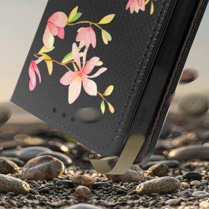 Etui do Tecno Spark Go 2023 MAGNET WZORY CASE PORTFEL + SZKŁO OCHRONNE 9H 4