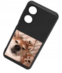 Etui do Oppo A38 4G CASE WZORY SOFT MATT PLECKI + SZKŁO OCHRONNE 9H 3
