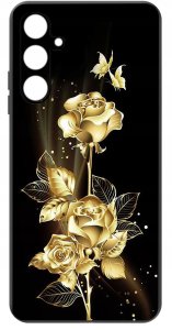 krainaGSM ETUI do Samsung A14 5G WZORY | SILIKONOWE MATT CASE + SZKŁO HARTOWANE 9H 3