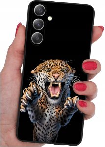 krainaGSM ETUI do Samsung A14 5G WZORY | SILIKONOWE MATT CASE + SZKŁO HARTOWANE 9H 2