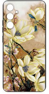 krainaGSM Etui do Samsung Galaxy M55 5G WZORY |SILIKONOWE MATT CASE + SZKŁO 9H 3