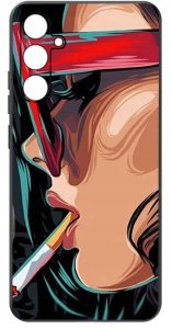 krainaGSM Etui do Samsung Galaxy M55 5G WZORY |SILIKONOWE MATT CASE + SZKŁO 9H 3