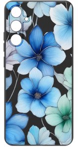 krainaGSM Etui do Samsung Galaxy M55 5G WZORY |SILIKONOWE MATT CASE + SZKŁO 9H 3