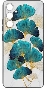 krainaGSM Etui do Samsung Galaxy M55 5G WZORY |SILIKONOWE MATT CASE + SZKŁO 9H 3