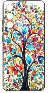 krainaGSM Etui do Samsung Galaxy M55 5G WZORY |SILIKONOWE MATT CASE + SZKŁO 9H 3