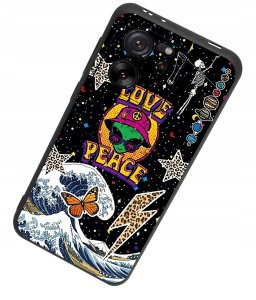 Etui do Xiaomi 13T | 13T Pro CASE WZORY MATT PLECKI + SZKŁO OCHRONNE 9H 3