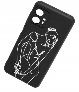 Etui do Motorola Moto G13 | G23 CASE WZORY MATOWE PLECKI MATT + SZKŁO 9H 2