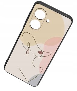 krainaGSM Etui do Xiaomi Redmi 13C | Poco C65 CASE WZORY MATT PLECKI +SZKŁO 9H 3