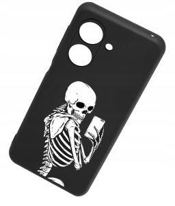 krainaGSM Etui do Xiaomi Redmi 13C | Poco C65 CASE WZORY MATT PLECKI +SZKŁO 9H 3