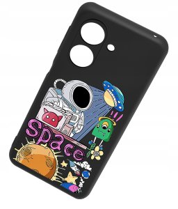 krainaGSM Etui do Xiaomi Redmi 13C | Poco C65 CASE WZORY MATT PLECKI +SZKŁO 9H 3