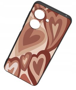 krainaGSM Etui do Xiaomi Redmi 13C | Poco C65 CASE WZORY MATT PLECKI +SZKŁO 9H 3