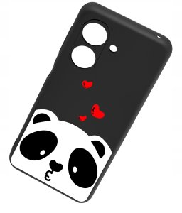 krainaGSM Etui do Xiaomi Redmi 13C | Poco C65 CASE WZORY MATT PLECKI +SZKŁO 9H 3
