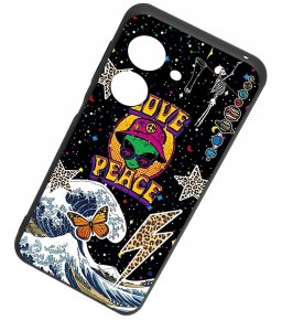 krainaGSM Etui do Xiaomi Redmi 13C | Poco C65 CASE WZORY MATT PLECKI +SZKŁO 9H 3