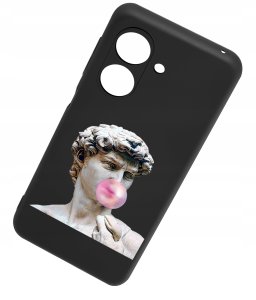 krainaGSM Etui do Xiaomi Redmi 13C | Poco C65 CASE WZORY MATT PLECKI +SZKŁO 9H 3