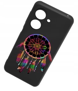 krainaGSM Etui do Xiaomi Redmi 13C | Poco C65 CASE WZORY MATT PLECKI +SZKŁO 9H 3