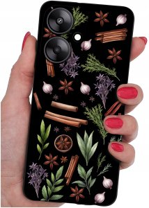 ETUI do Xiaomi Redmi 13C 5G WZORY |SILIKONOWE MATT CASE +SZKŁO HARTOWANE 9H 2