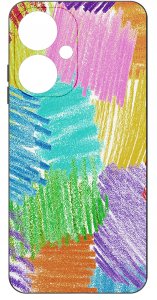 ETUI do Xiaomi Redmi 13C 5G WZORY |SILIKONOWE MATT CASE +SZKŁO HARTOWANE 9H 3