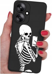 ETUI do Xiaomi Redmi 13C 5G WZORY |SILIKONOWE MATT CASE +SZKŁO HARTOWANE 9H 2