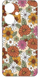 ETUI do Xiaomi Redmi 13C 5G WZORY |SILIKONOWE MATT CASE +SZKŁO HARTOWANE 9H 3