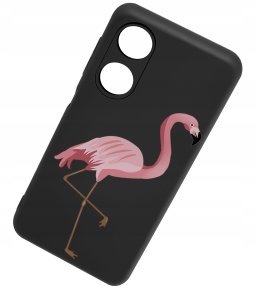Etui do Oppo A58 4G CASE WZORY MATT PLECKI + SZKŁO OCHRONNE 9H 3